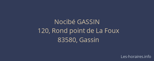 Nocibé GASSIN