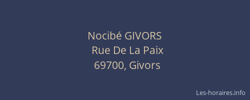 Nocibé GIVORS