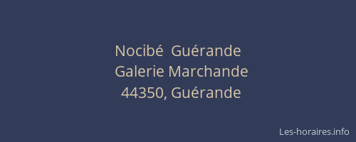 Nocibé  Guérande