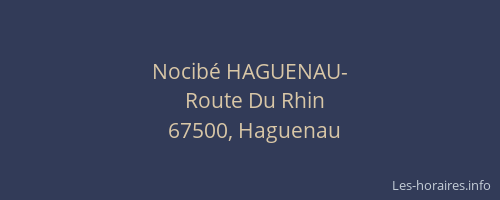 Nocibé HAGUENAU-
