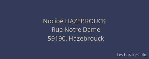 Nocibé HAZEBROUCK