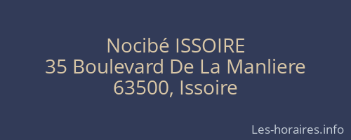 Nocibé ISSOIRE