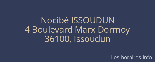 Nocibé ISSOUDUN