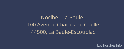 Nocibe - La Baule