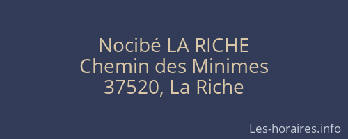 Nocibé LA RICHE
