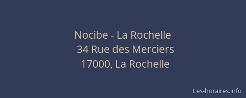 Nocibe - La Rochelle