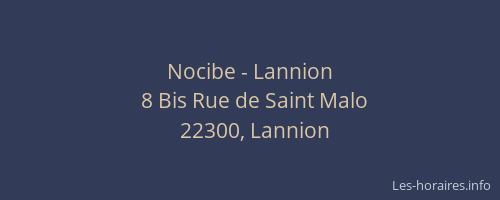 Nocibe - Lannion