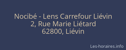 Nocibé - Lens Carrefour Liévin
