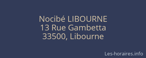 Nocibé LIBOURNE