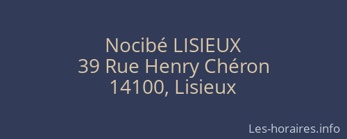 Nocibé LISIEUX