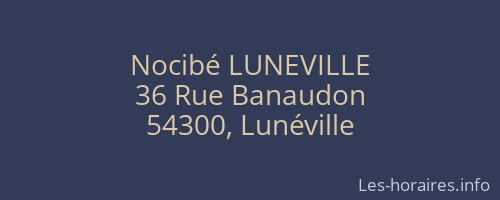 Nocibé LUNEVILLE