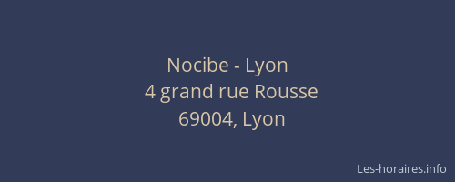 Nocibe - Lyon