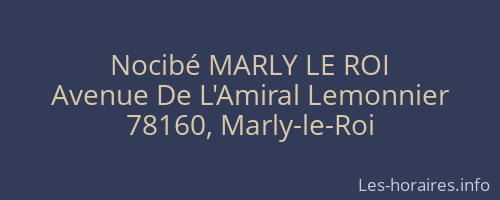 Nocibé MARLY LE ROI