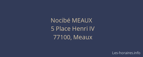 Nocibé MEAUX