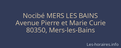 Nocibé MERS LES BAINS
