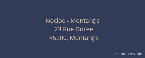 Nocibe - Montargis