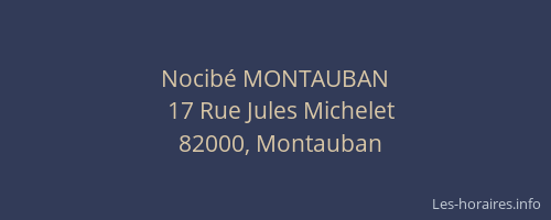 Nocibé MONTAUBAN