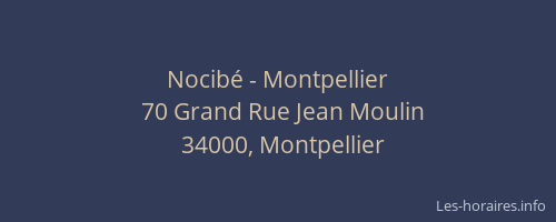 Nocibé - Montpellier
