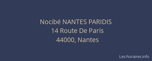Nocibé NANTES PARIDIS