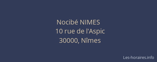 Nocibé NIMES