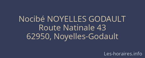 Nocibé NOYELLES GODAULT