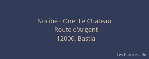Nocibé - Onet Le Chateau