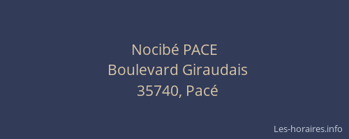 Nocibé PACE