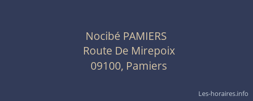 Nocibé PAMIERS