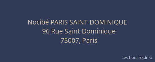 Nocibé PARIS SAINT-DOMINIQUE