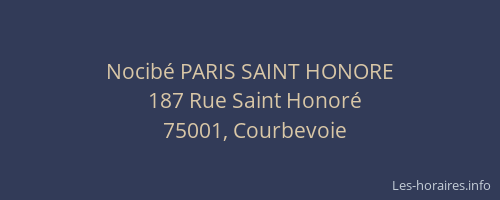 Nocibé PARIS SAINT HONORE