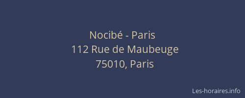 Nocibé - Paris