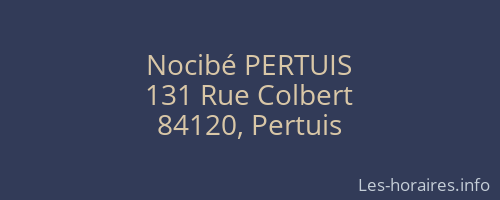 Nocibé PERTUIS