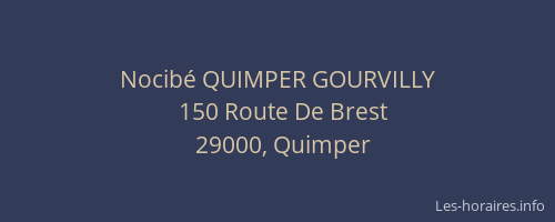 Nocibé QUIMPER GOURVILLY