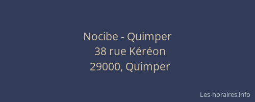 Nocibe - Quimper