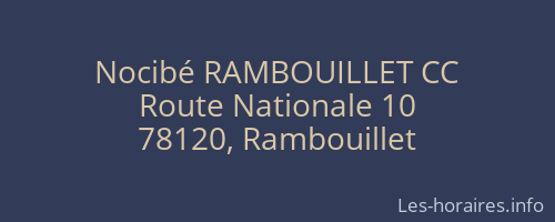 Nocibé RAMBOUILLET CC