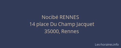 Nocibé RENNES