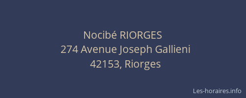 Nocibé RIORGES