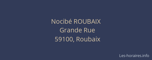 Nocibé ROUBAIX