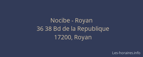 Nocibe - Royan