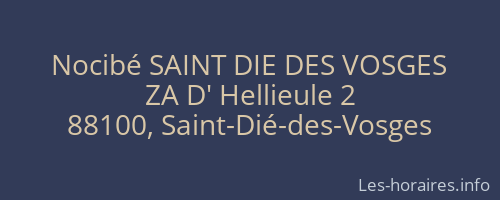 Nocibé SAINT DIE DES VOSGES