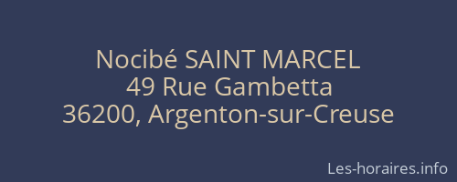 Nocibé SAINT MARCEL