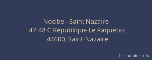 Nocibe - Saint Nazaire