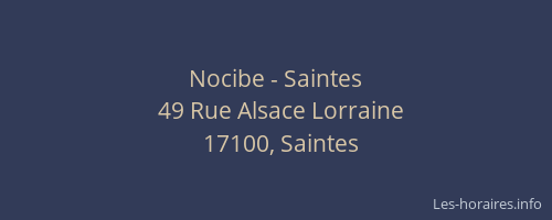 Nocibe - Saintes