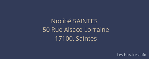 Nocibé SAINTES