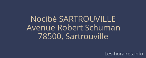 Nocibé SARTROUVILLE