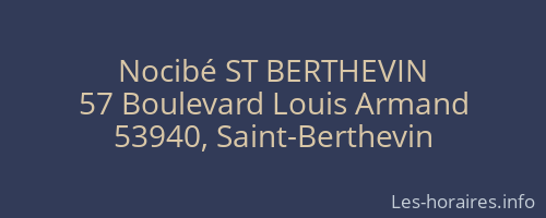 Nocibé ST BERTHEVIN