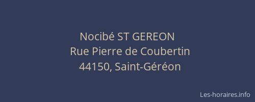 Nocibé ST GEREON