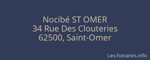 Nocibé ST OMER