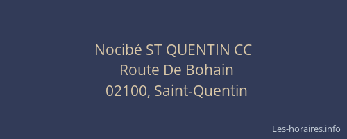 Nocibé ST QUENTIN CC