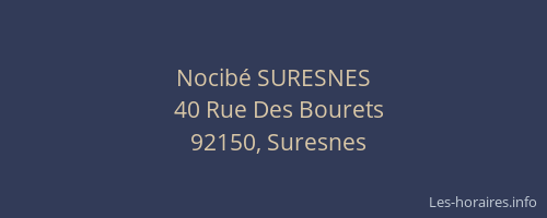 Nocibé SURESNES
